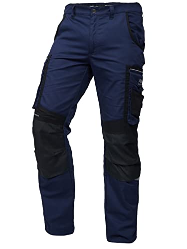 PUMA WORK WEAR Premium Arbeitshose mit vielen Taschen und extra verstärktem Nylon Gewebe – Marineblau – Gr. 46